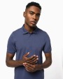 KARIBAN Kurzarm-Polohemd für Herren. Aus Baumwollpiqué Poloshirts personalisierbar
