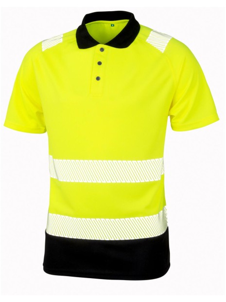 RESULT Polo de sécurité recyclé /api/colors/e5315b4f-9aed-482d-99bf-360238f2bb1e personnalisable