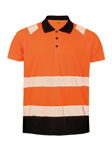 RESULT Polo de sécurité recyclé /api/colors/637373d0-7be8-4d45-9185-34ac15e885b0 personnalisable