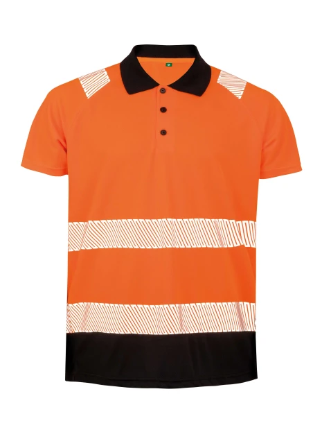 RESULT Polo de sécurité recyclé /api/colors/637373d0-7be8-4d45-9185-34ac15e885b0 personnalisable