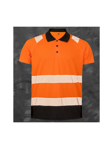 RESULT Polo de sécurité recyclé /api/colors/c6436ce8-62bf-4e88-b87b-92455c0b2035 personnalisable
