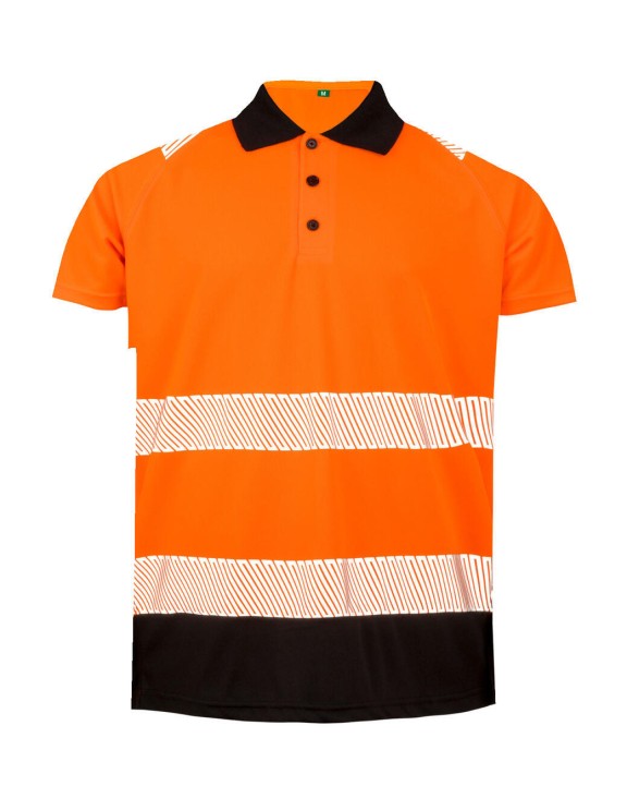 Polo's RESULT Gerecycled veiligheidspolo voor bedrukking &amp; borduring
