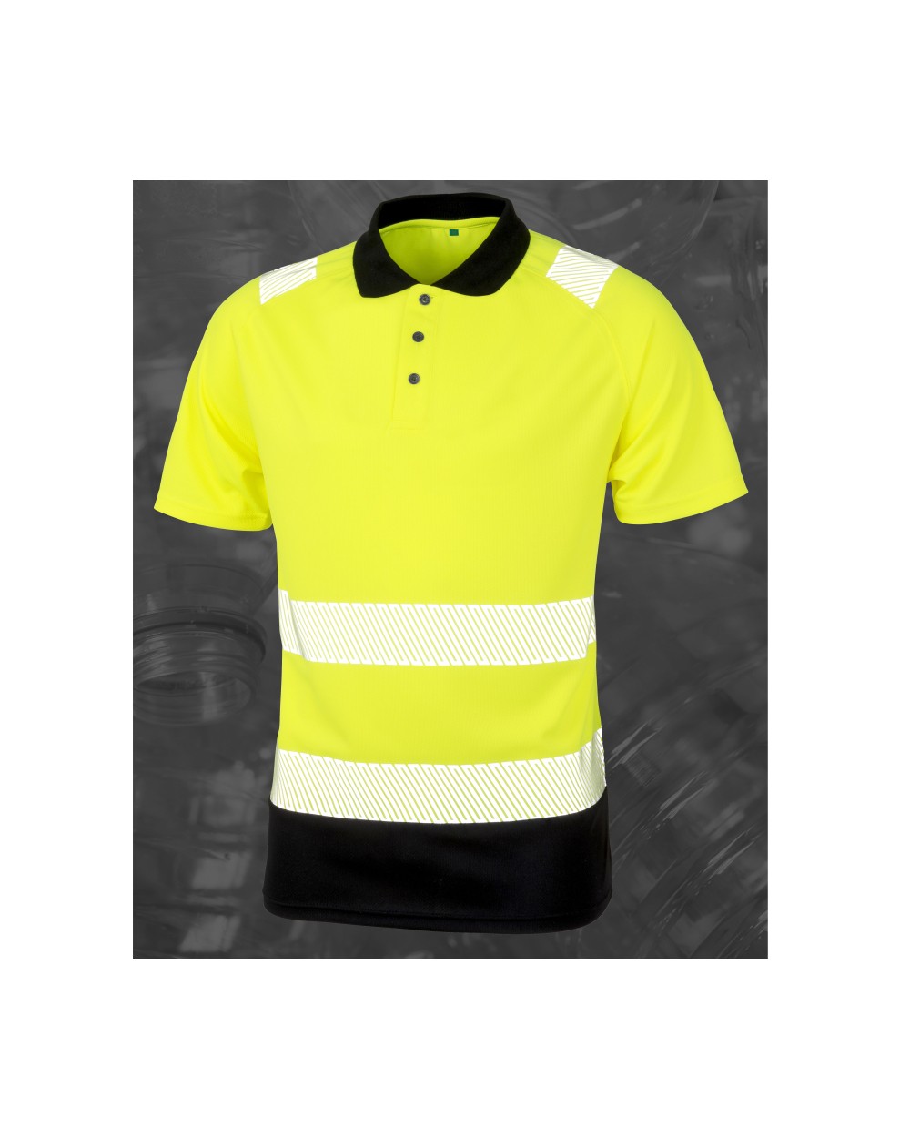 RESULT Recyceltes Sicherheits-Polohemd Poloshirts personalisierbar
