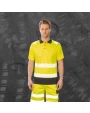 RESULT Recyceltes Sicherheits-Polohemd Poloshirts personalisierbar