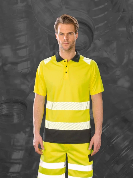 Polos à personnaliser RESULT Polo de sécurité recyclé 