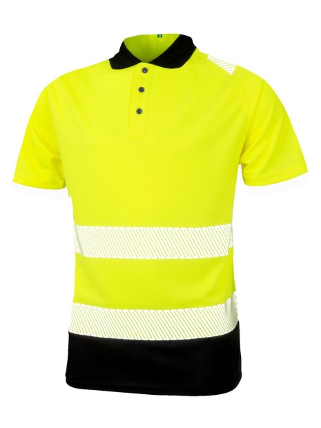 RESULT Polo de sécurité recyclé /api/colors/e5315b4f-9aed-482d-99bf-360238f2bb1e personnalisable