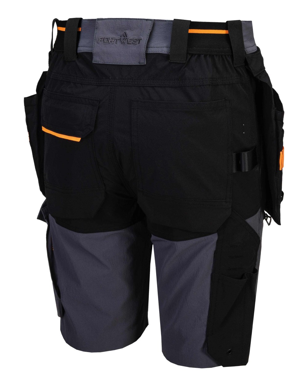 Bermuda's & Shorts PORTWEST EV4 Lightweight detachable holster shorts (EV444) voor bedrukking &amp; borduring