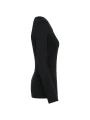KARIBAN T-shirt Supima® col V manches longues femme /api/colors/b9fdad4a-5e94-45cb-8c03-c08b349b28c3 personnalisable