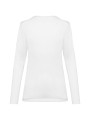KARIBAN T-shirt Supima® col V manches longues femme /api/colors/7a92cd2d-10d2-40b4-928b-296bb7487506 personnalisable