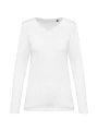 KARIBAN T-shirt Supima® col V manches longues femme /api/colors/7a92cd2d-10d2-40b4-928b-296bb7487506 personnalisable