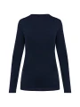 KARIBAN T-shirt Supima® col V manches longues femme /api/colors/058f028c-f565-4146-9cba-11f5b0ade7a7 personnalisable