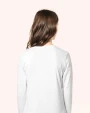 T-shirts KARIBAN Supima® dames-T-shirt V-hals lange mouwen voor bedrukking &amp; borduring