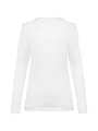 KARIBAN T-shirt Supima® col V manches longues femme /api/colors/7a92cd2d-10d2-40b4-928b-296bb7487506 personnalisable