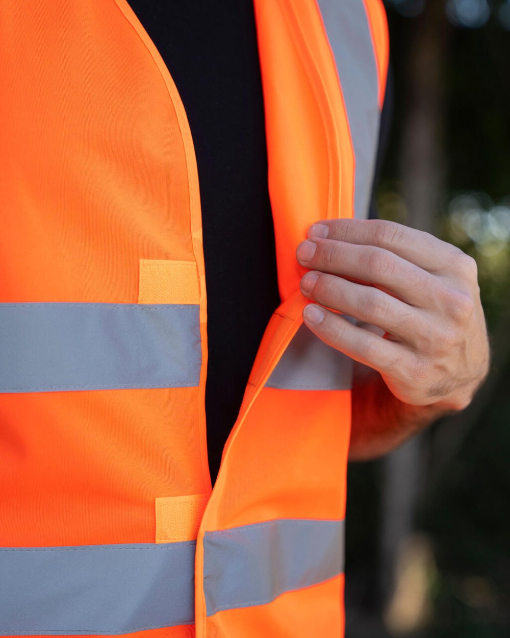 Fluo vestjes KORNTEX 4-Band Safety Vest Minden voor bedrukking &amp; borduring