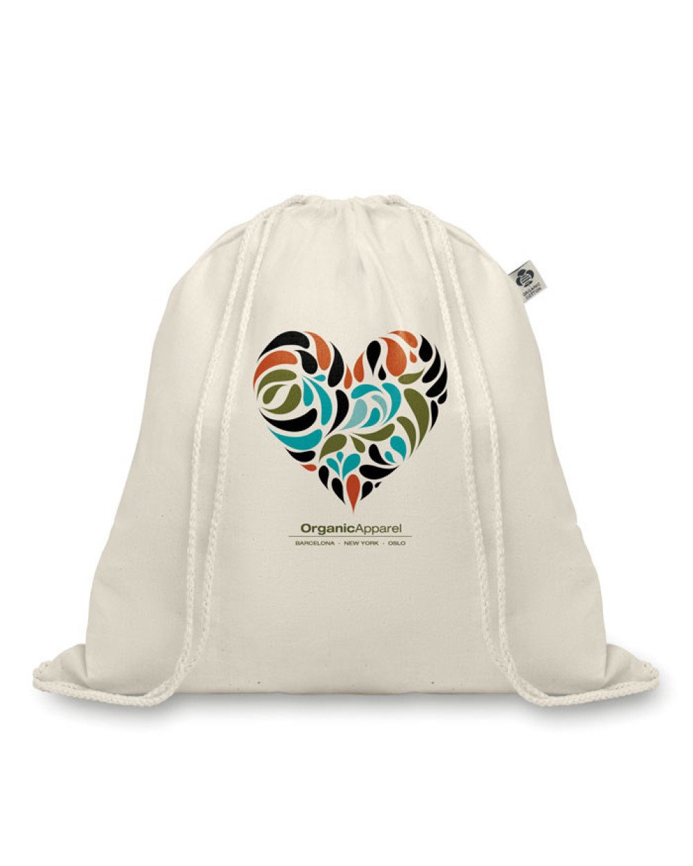 Sacs & Bagagerie personnalisable 4DO Sac à cordelette en coton bio