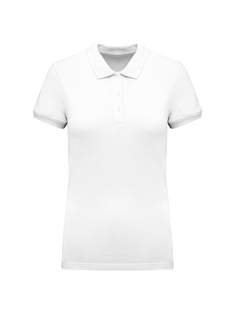 KARIBAN Polo piqué manches courtes femme /api/colors/7a92cd2d-10d2-40b4-928b-296bb7487506 personnalisable