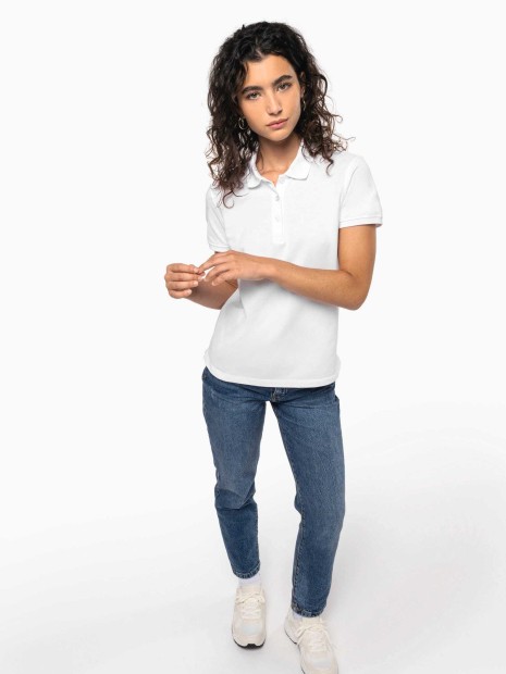 Polos à personnaliser KARIBAN Polo piqué manches courtes femme 