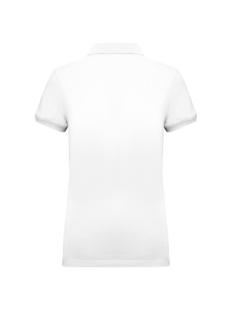 KARIBAN Polo piqué manches courtes femme /api/colors/7a92cd2d-10d2-40b4-928b-296bb7487506 personnalisable