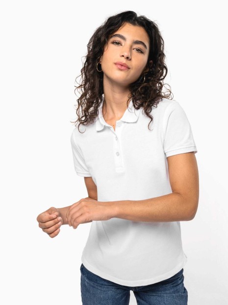 Polos à personnaliser KARIBAN Polo piqué manches courtes femme 