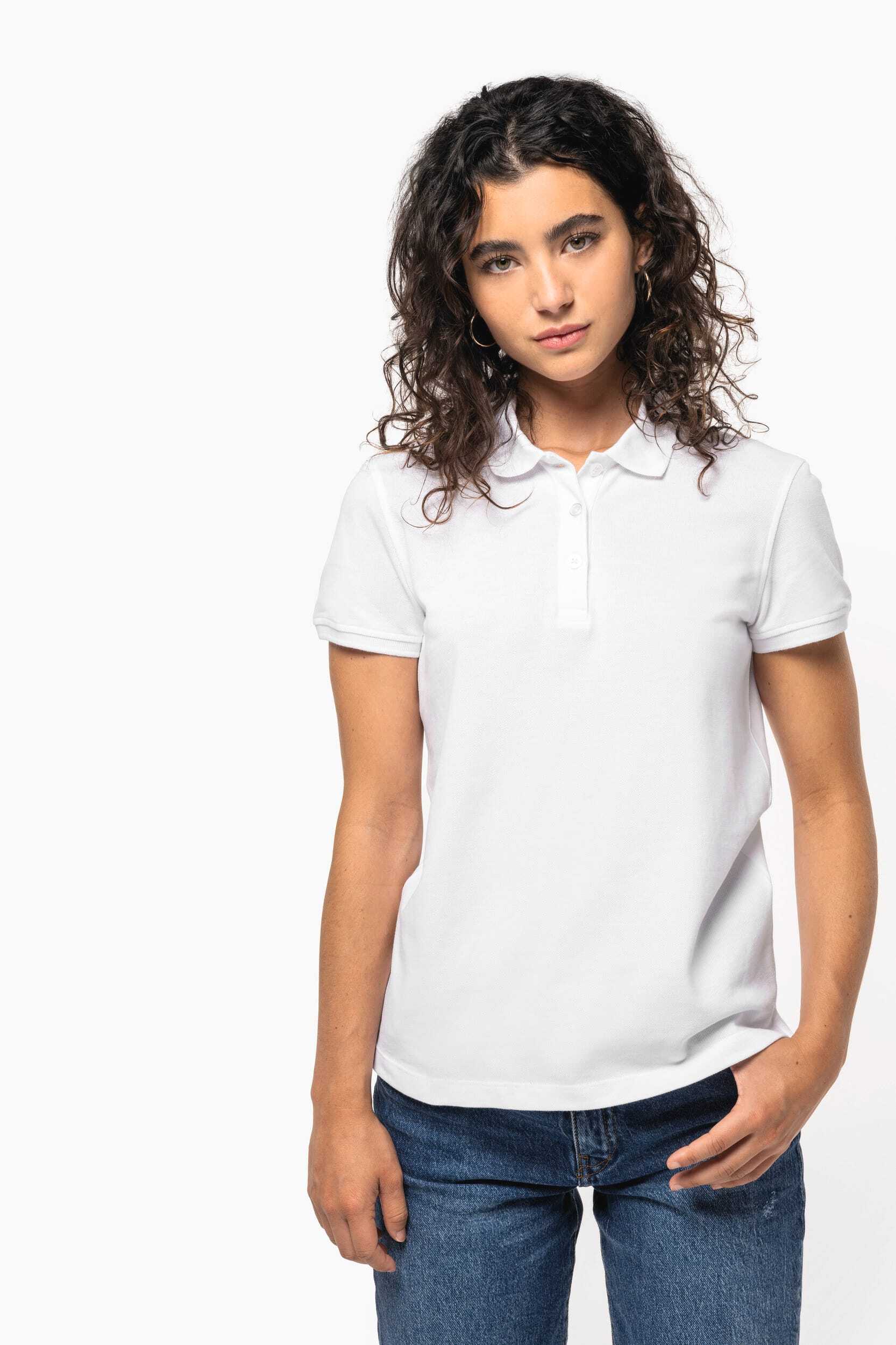 Polos personnalisable KARIBAN Polo piqué manches courtes femme