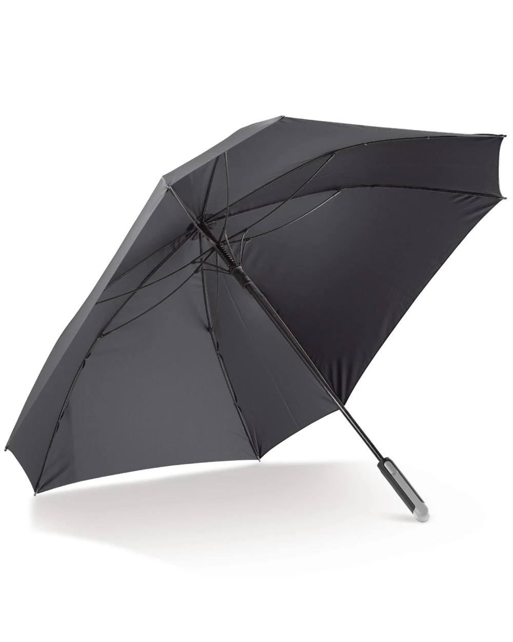Paraplu's 4DO Deluxe vierkante paraplu met draaghoes 27” auto open voor bedrukking &amp; borduring