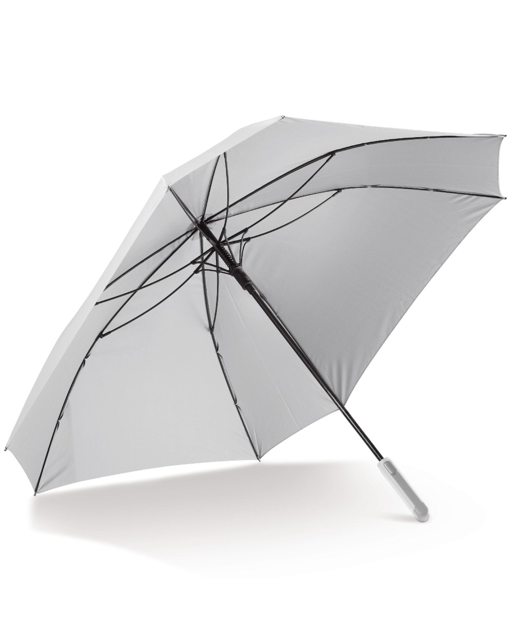 4DO Luxus 27” quadratischer Regenschirm mit Hülle Regenschirme personalisierbar