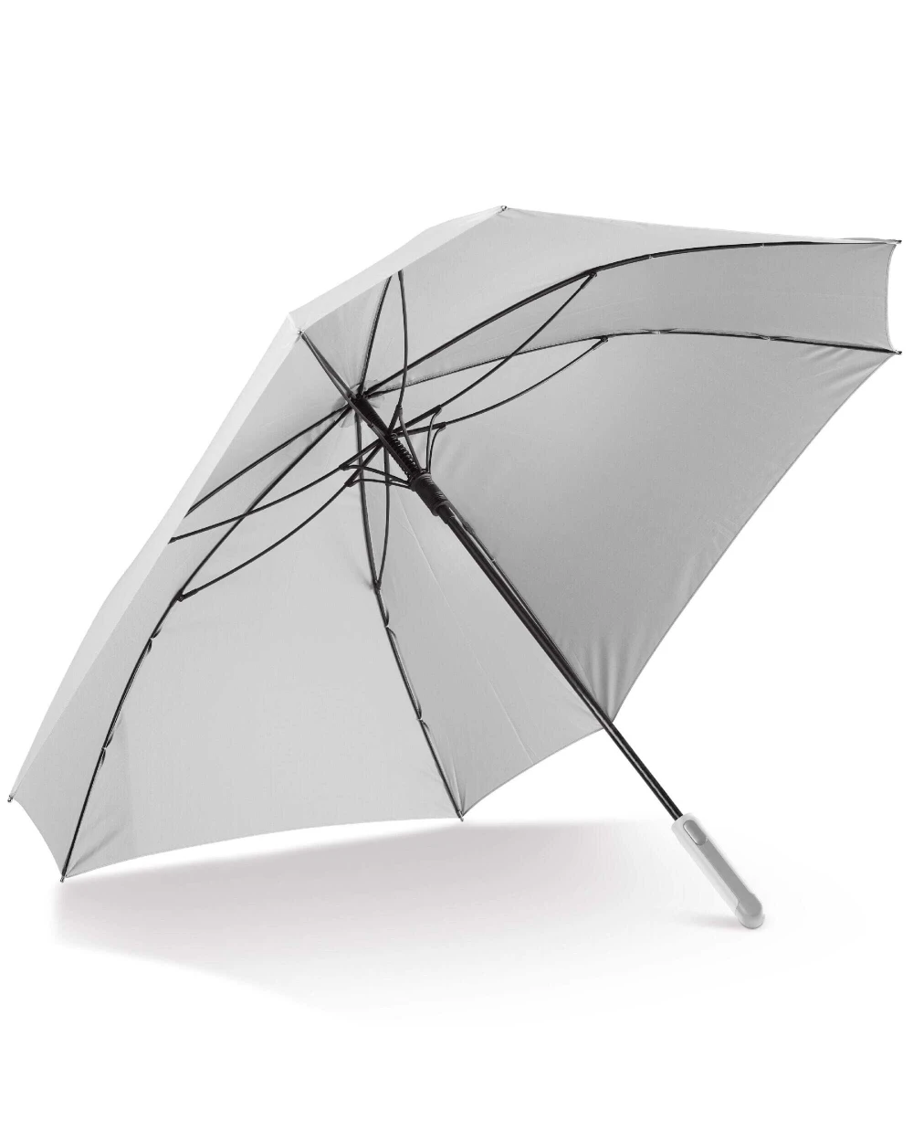 Paraplu's 4DO Deluxe vierkante paraplu met draaghoes 27” auto open voor bedrukking &amp; borduring