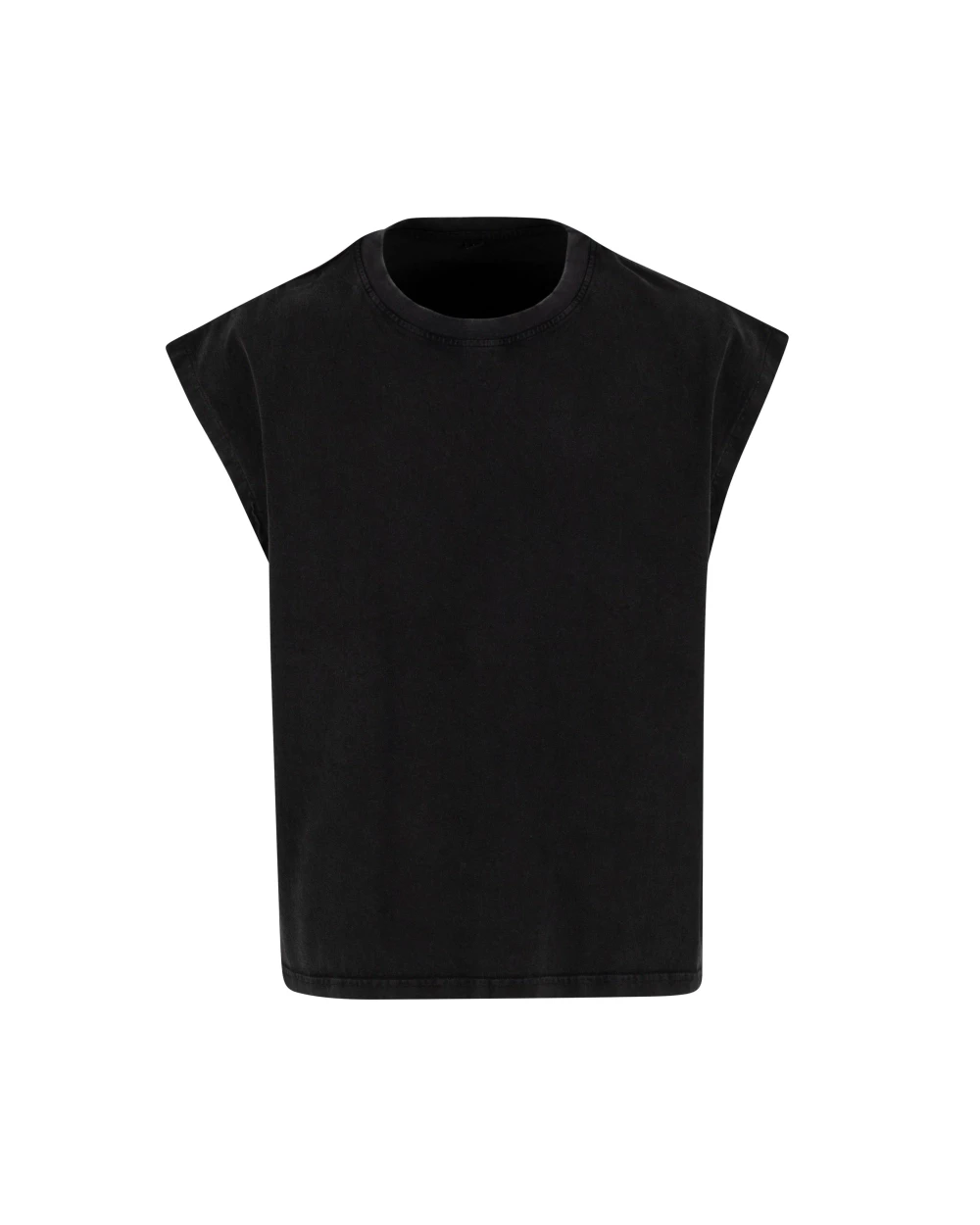 BUILD YOUR BRAND VINTAGE CROPPED HEAVY SLEEVELESS TEE T-Shirts personalisierbar