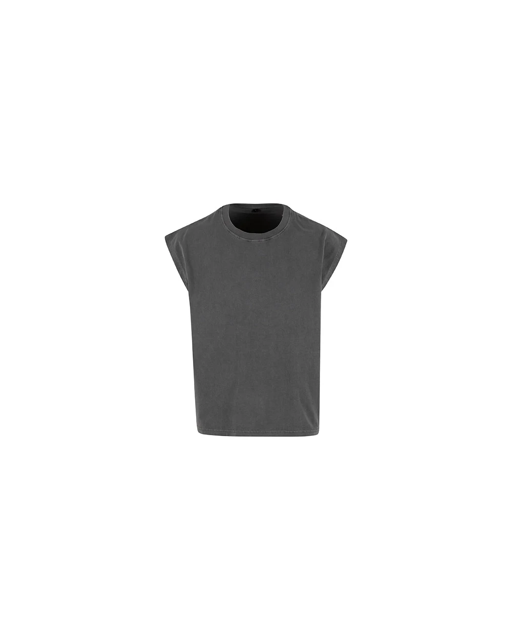 BUILD YOUR BRAND VINTAGE CROPPED HEAVY SLEEVELESS TEE T-Shirts personalisierbar