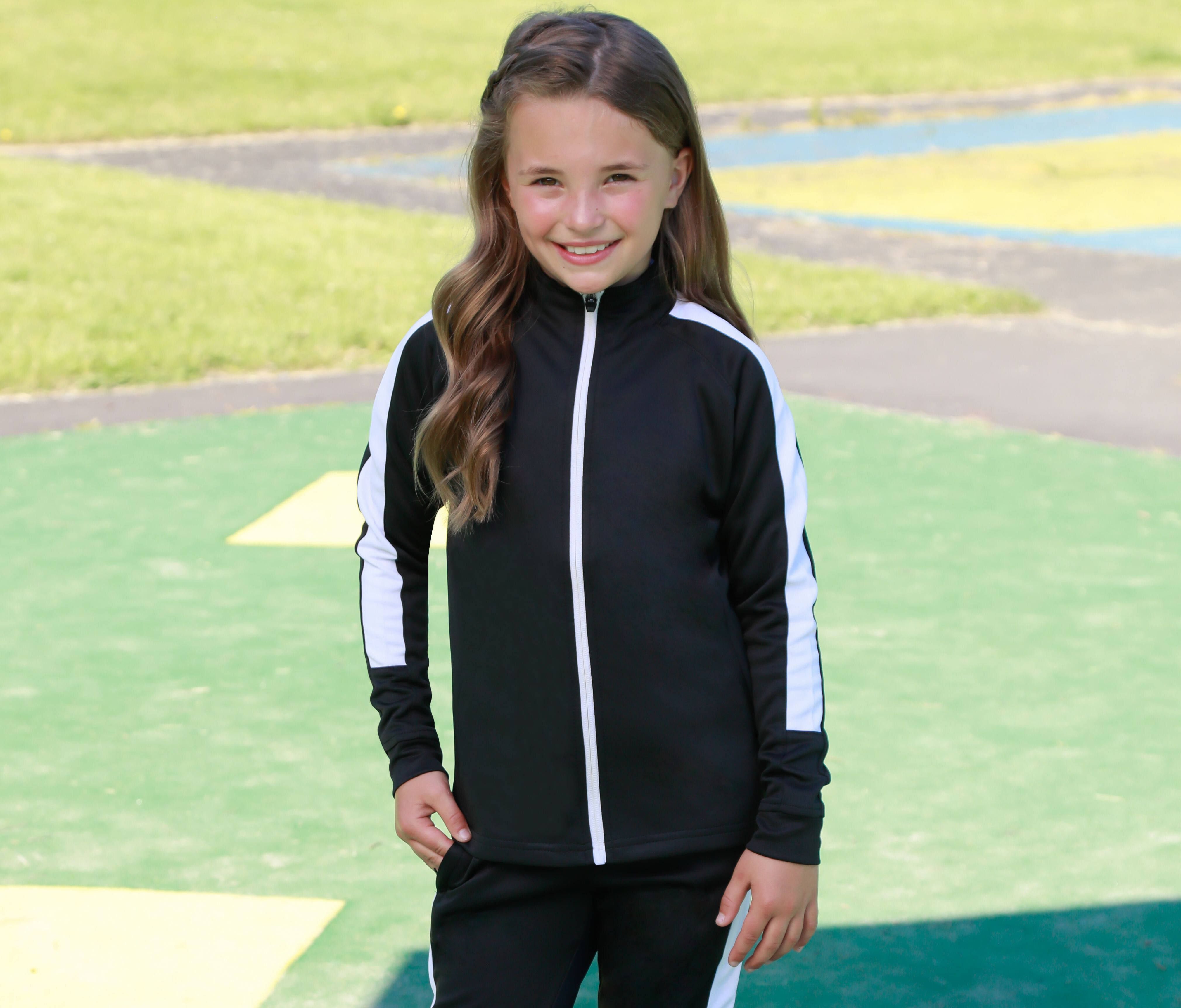 Vestes personnalisable FINDEN-HALES KID'S KNITTED TRACKSUIT TOP