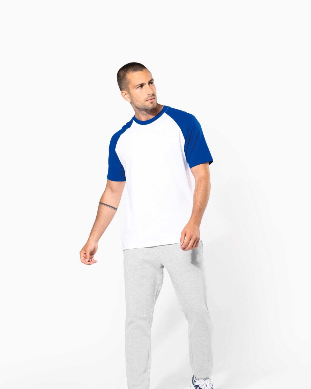 KARIBAN Baseball-Shirt, zweifarbig T-Shirts personalisierbar