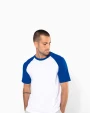 T-Shirts personnalisable KARIBAN Baseball > T-shirt bicolore manches courtes