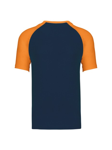 KARIBAN Baseball > T-shirt bicolore manches courtes /api/colors/3b32ee91-14b1-49a1-a367-9c9bd1738c26 personnalisable