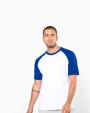 T-Shirts personnalisable KARIBAN Baseball > T-shirt bicolore manches courtes