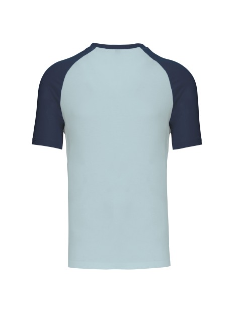 KARIBAN Baseball > T-shirt bicolore manches courtes /api/colors/8b9c84c3-9fae-4916-81db-5577a646ca84 personnalisable