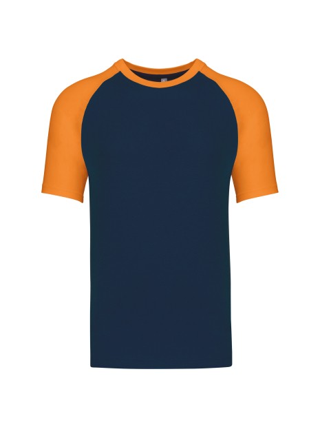 KARIBAN Baseball > T-shirt bicolore manches courtes /api/colors/3b32ee91-14b1-49a1-a367-9c9bd1738c26 personnalisable