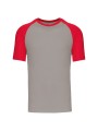 KARIBAN Baseball > T-shirt bicolore manches courtes /api/colors/db5fd7e3-ea31-4503-b5f7-3aef22207ed0 personnalisable