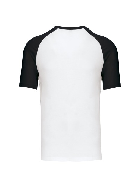 KARIBAN Baseball > T-shirt bicolore manches courtes /api/colors/f7bbab39-eed0-4e10-a2bb-e238550dbaf8 personnalisable