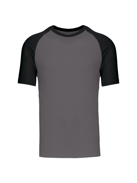 KARIBAN Baseball > T-shirt bicolore manches courtes /api/colors/01f2708e-e85f-4d20-b2e7-e8a6a33173fa personnalisable