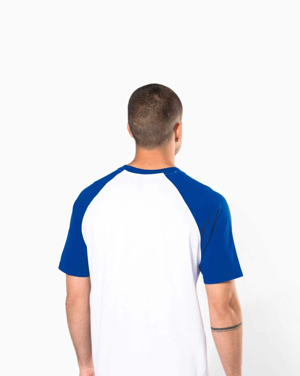 T-Shirts personnalisable KARIBAN Baseball > T-shirt bicolore manches courtes