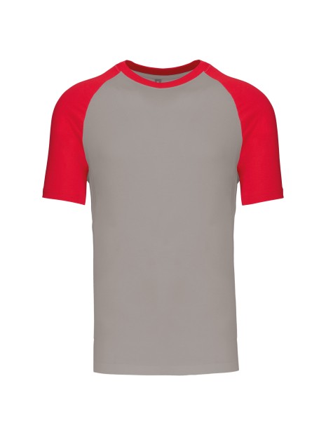 KARIBAN Baseball > T-shirt bicolore manches courtes /api/colors/db5fd7e3-ea31-4503-b5f7-3aef22207ed0 personnalisable