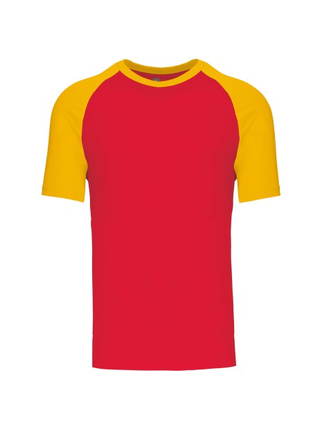KARIBAN Baseball > T-shirt bicolore manches courtes /api/colors/a72ffb59-4326-45eb-905c-46a9673f3c85 personnalisable