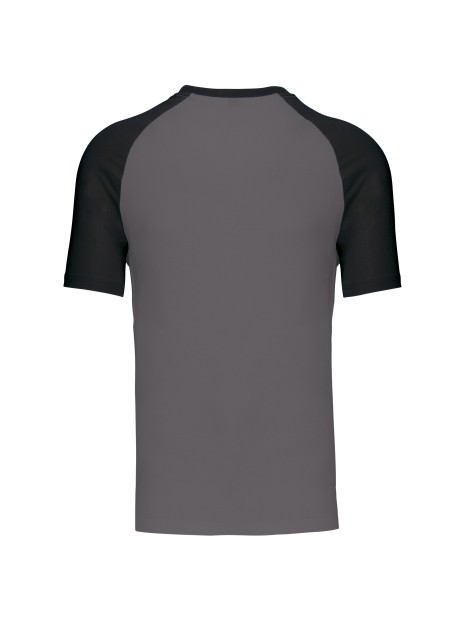 KARIBAN Baseball > T-shirt bicolore manches courtes /api/colors/01f2708e-e85f-4d20-b2e7-e8a6a33173fa personnalisable
