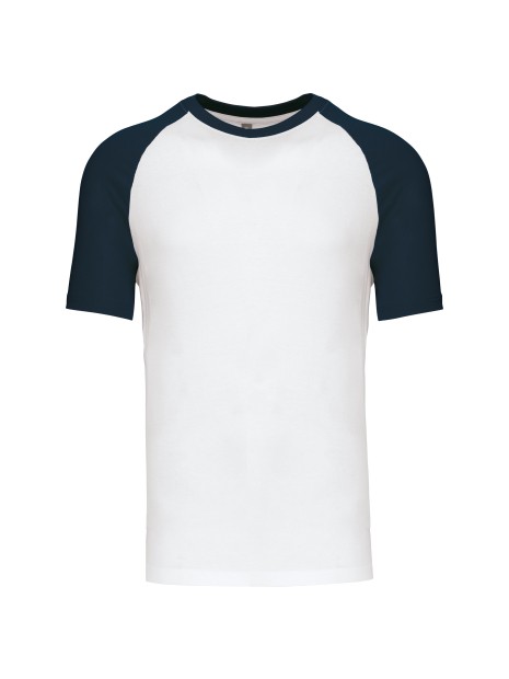 KARIBAN Baseball > T-shirt bicolore manches courtes /api/colors/7106f99d-2e20-4f66-8e9f-e598d6240563 personnalisable