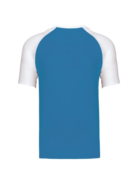 KARIBAN Baseball > T-shirt bicolore manches courtes /api/colors/a81d1b00-ac37-42f7-9c36-e03ae4abdc10 personnalisable