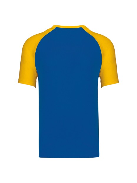 KARIBAN Baseball > T-shirt bicolore manches courtes /api/colors/4db825f7-c8dd-40a2-bcc6-d31c66051bc7 personnalisable