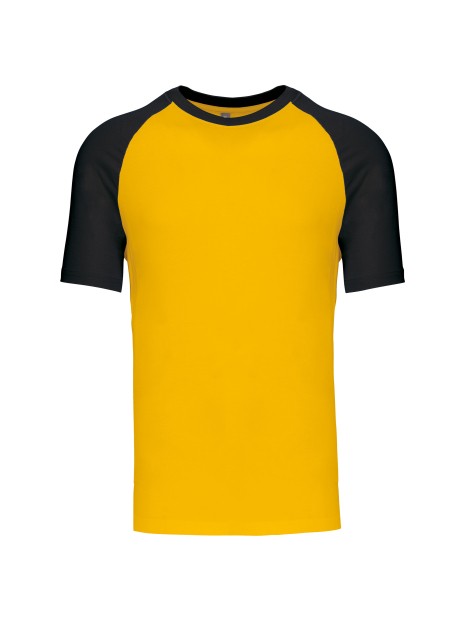 KARIBAN Baseball > T-shirt bicolore manches courtes /api/colors/f8fdaa66-6ddc-4b38-97a7-dc26c00d2622 personnalisable