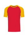 KARIBAN Baseball > T-shirt bicolore manches courtes /api/colors/a72ffb59-4326-45eb-905c-46a9673f3c85 personnalisable