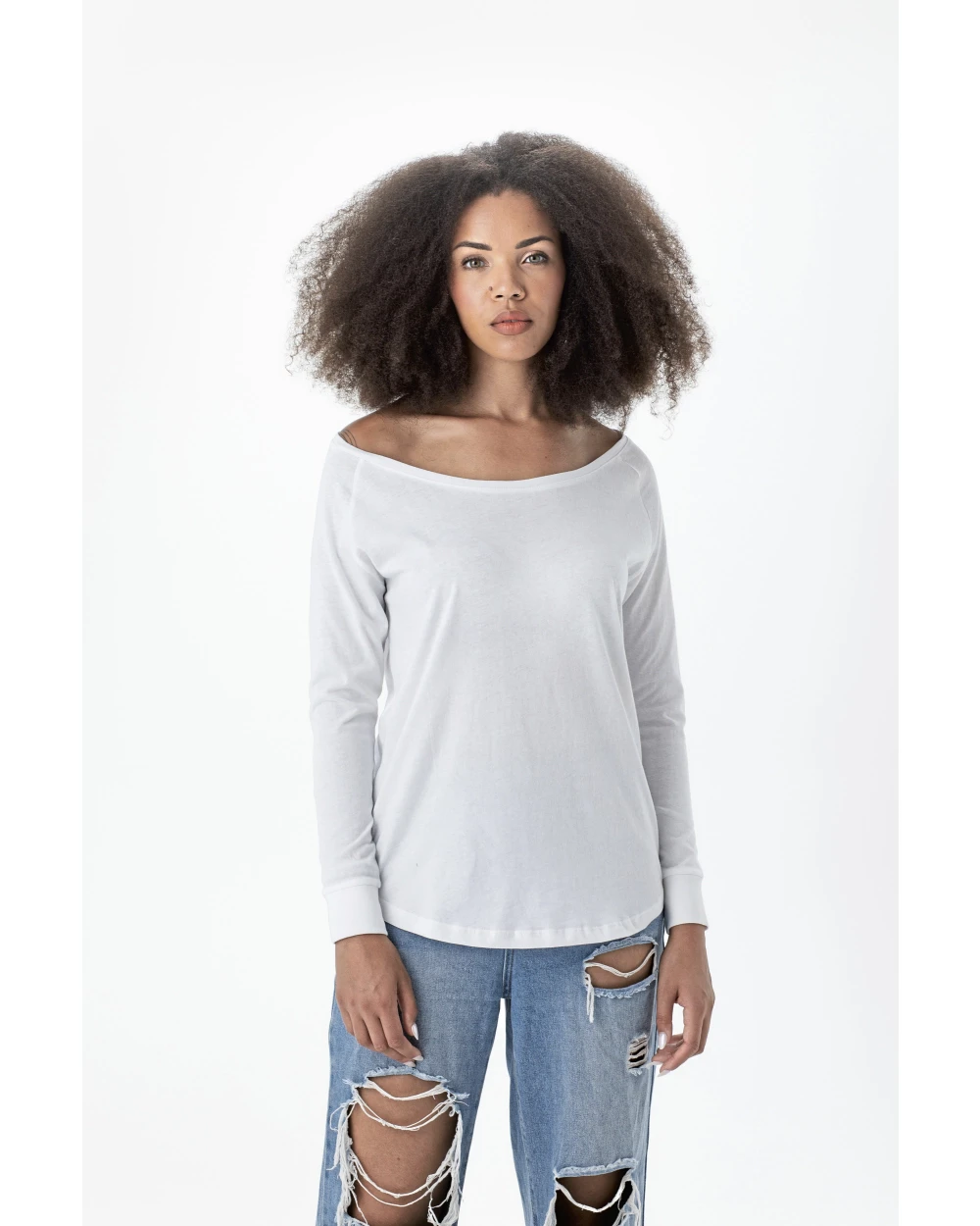 T-Shirts personnalisable MANTIS Women's Loose Fit LS T