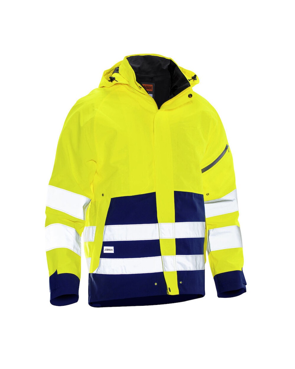 Jassen JOBMAN 1273 Hi-Vis Shell Jacket voor bedrukking &amp; borduring
